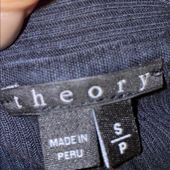 Theory Black Cardigan Jacket sweater Small - Picture 5 of 9